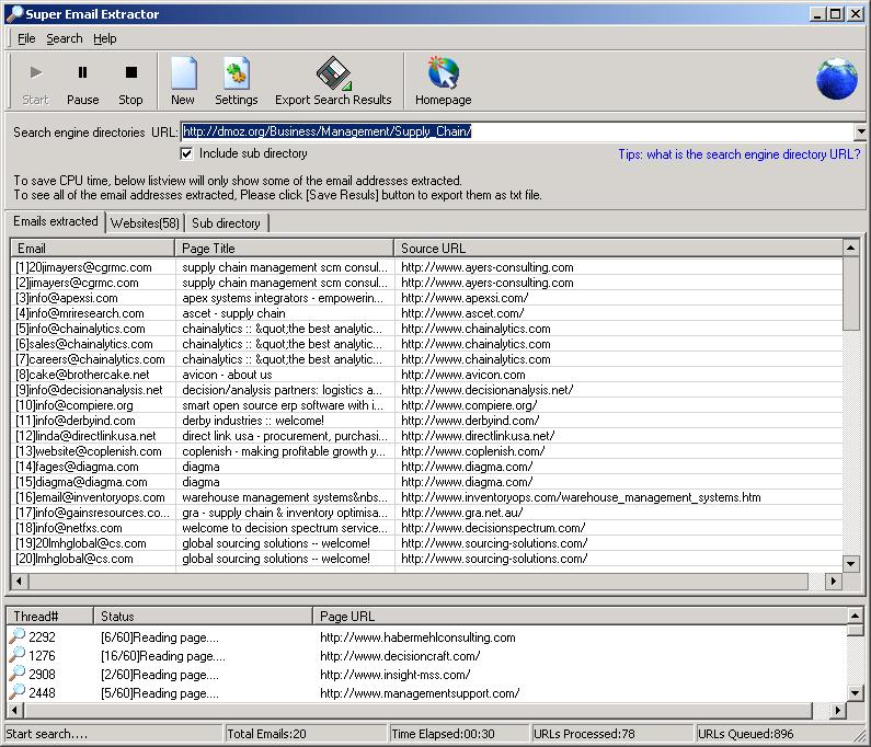 E-Mail Processing Program